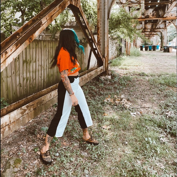 Veda Denim - Veda Color block eclipse jeans